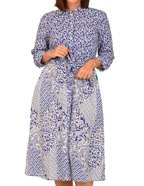 Vestido midi casual Ferrioni para mujer