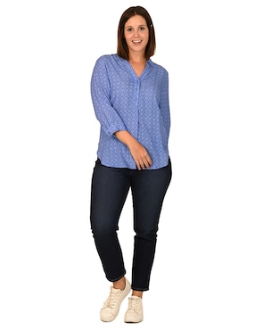 Blusa Ferrioni manga 3/4 para mujer