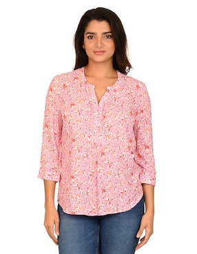 Blusa Ferrioni manga 3/4 para mujer