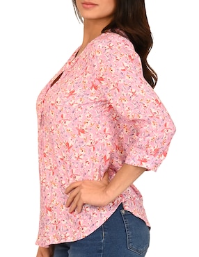 Blusa Ferrioni manga 3/4 para mujer