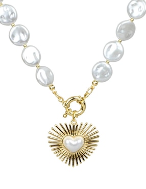 Collar de corazón Yoiko 18 K