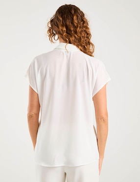 Blusa camisera Delirium manga corta para mujer