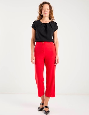 Pantalón capri Delirium straight para mujer