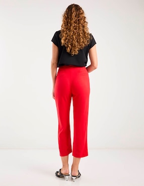 Pantalón capri Delirium straight para mujer