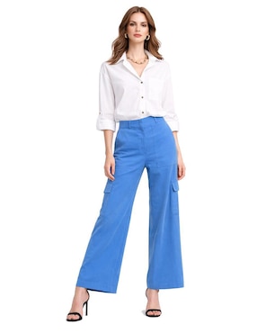 Pantalón shyla amplio para mujer