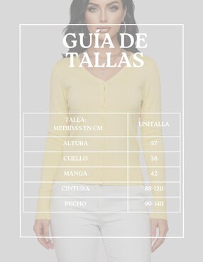 Suéter Malabis cuello V para mujer