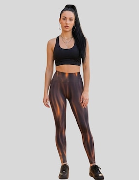 Legging Malabis cintura alta con elástico para mujer