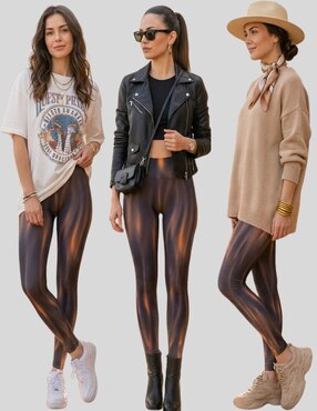 Legging Malabis cintura alta con elástico para mujer