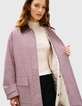 Chamarra casual Tommy Hilfiger impermeable para mujer