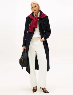 Jeans barrel media cintura Tommy Hilfiger para mujer