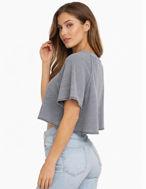 Playera manga corta Too Good cuello redondo para mujer