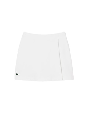 Falda short Lacoste cintura media