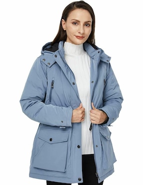 Chamarra Wnvn Impermeable Para Mujer