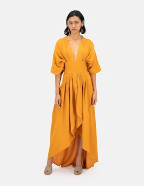 Vestido Maxi Casual Merkabá Para Mujer