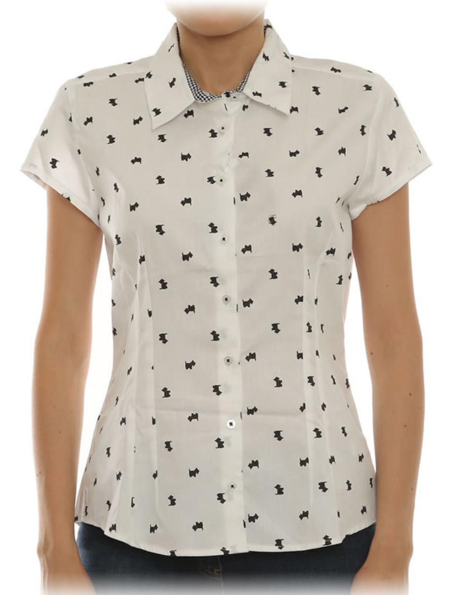 Blusa manga corta para mujer