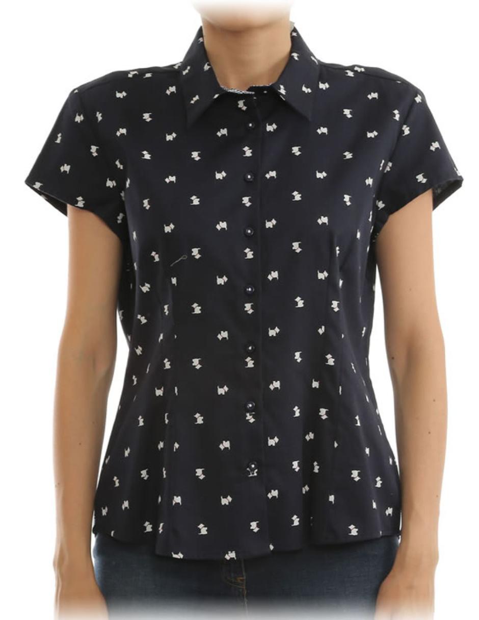 Blusa manga corta para mujer