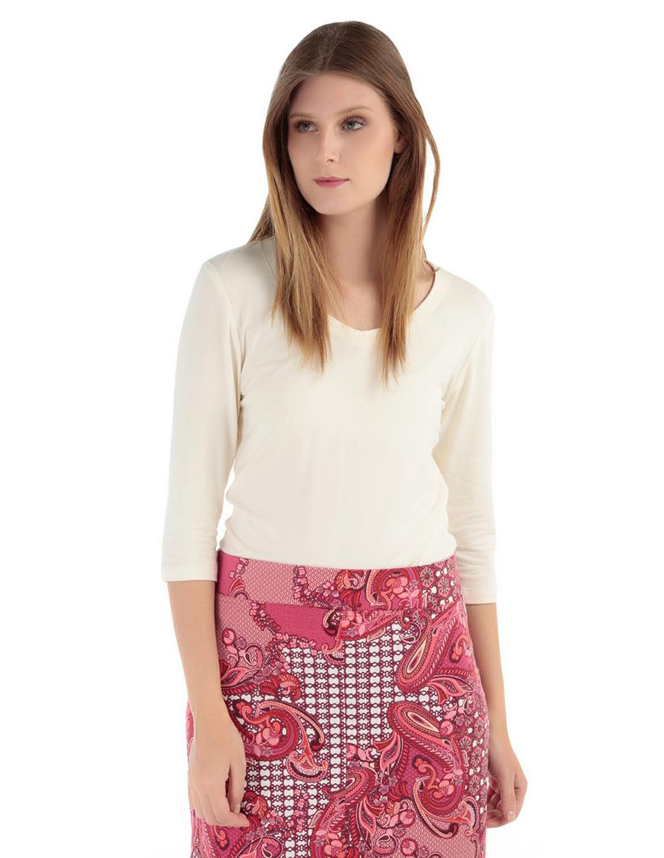 Blusa manga 3/4 para mujer Blusa manga 3/4 para mujer
