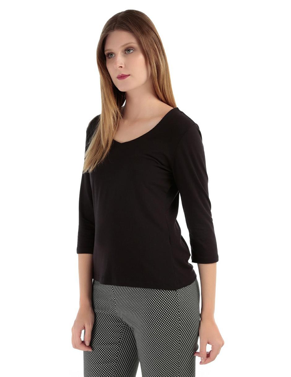 Blusa manga 3/4 para mujer 4