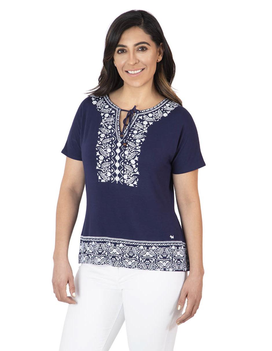 Blusa Ferrioni con diseño floral en Liverpool