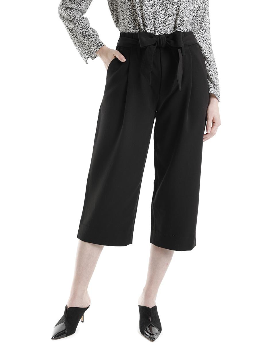 pantalon campana negro