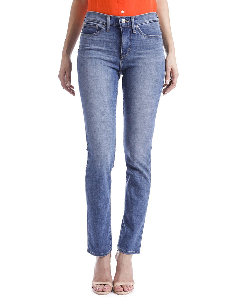 Jeans slim Levi's 312 claro corte cintura media para mujer |