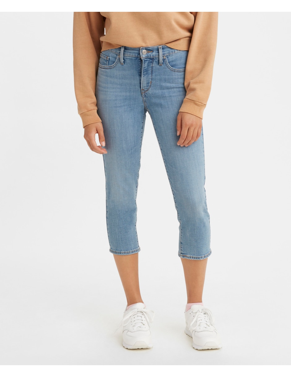 Jeans skinny Levi's 311 stone wash corte cintura para mujer en Liverpool