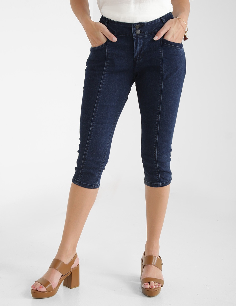 Pantalón capri LIEB Basics skinny para mujer en Liverpool