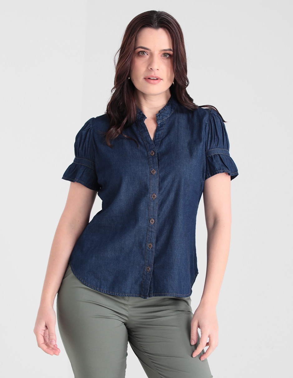 Blusa Lieb Basics manga corta para mujer