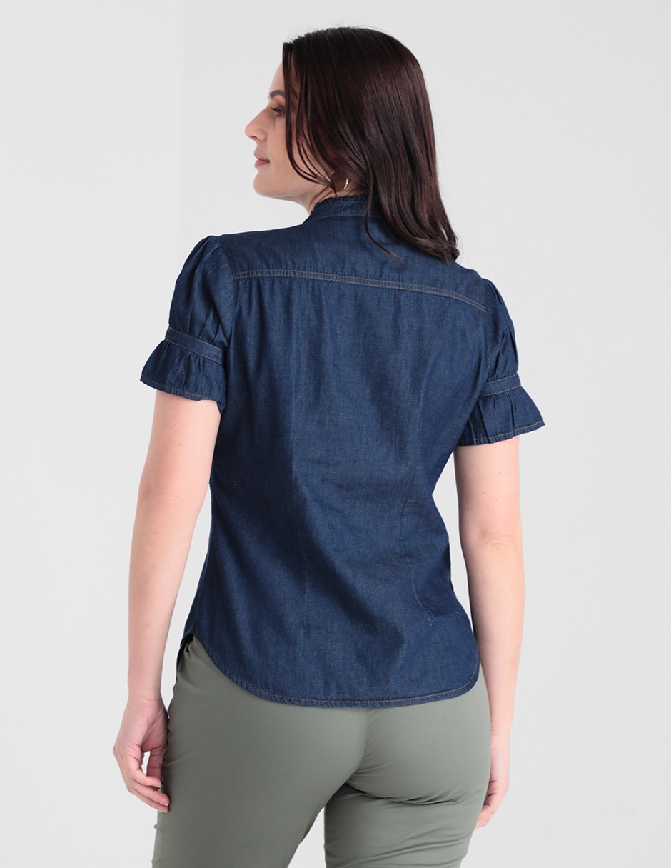 Blusa manga corta para mujer 2