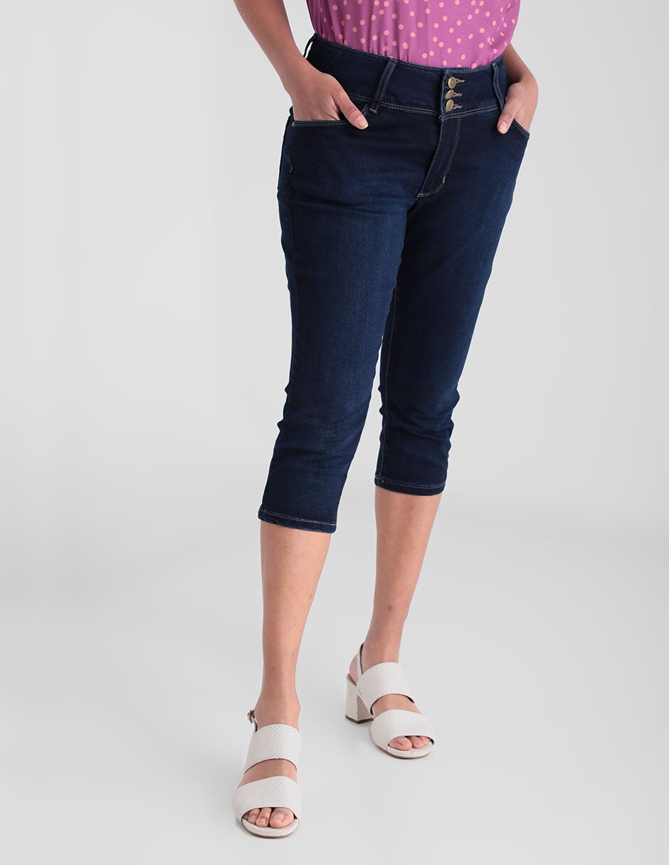 Pantalón LIEB corte slim negro a lunares en Liverpool