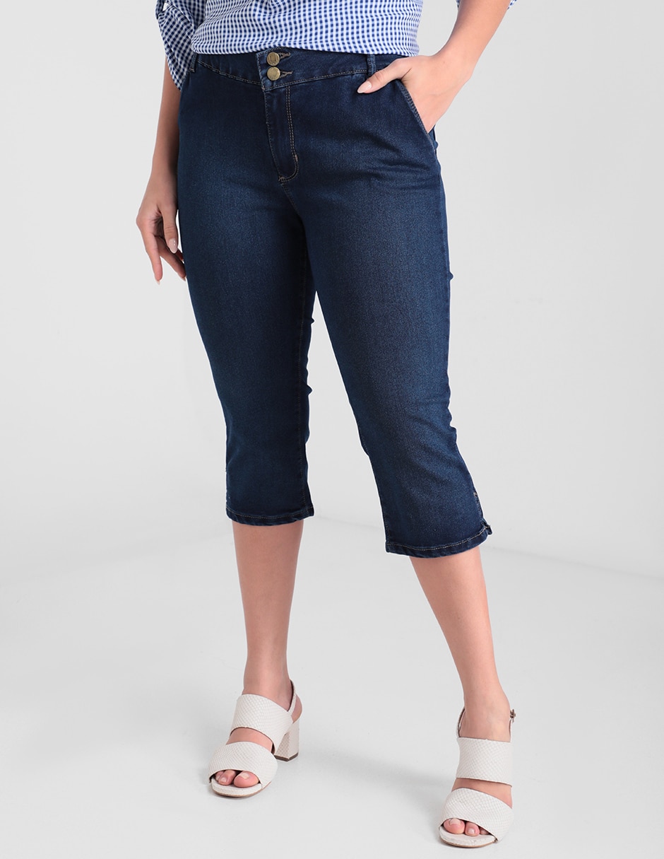 Pantalón capri LIEB Basics recto para mujer en Liverpool