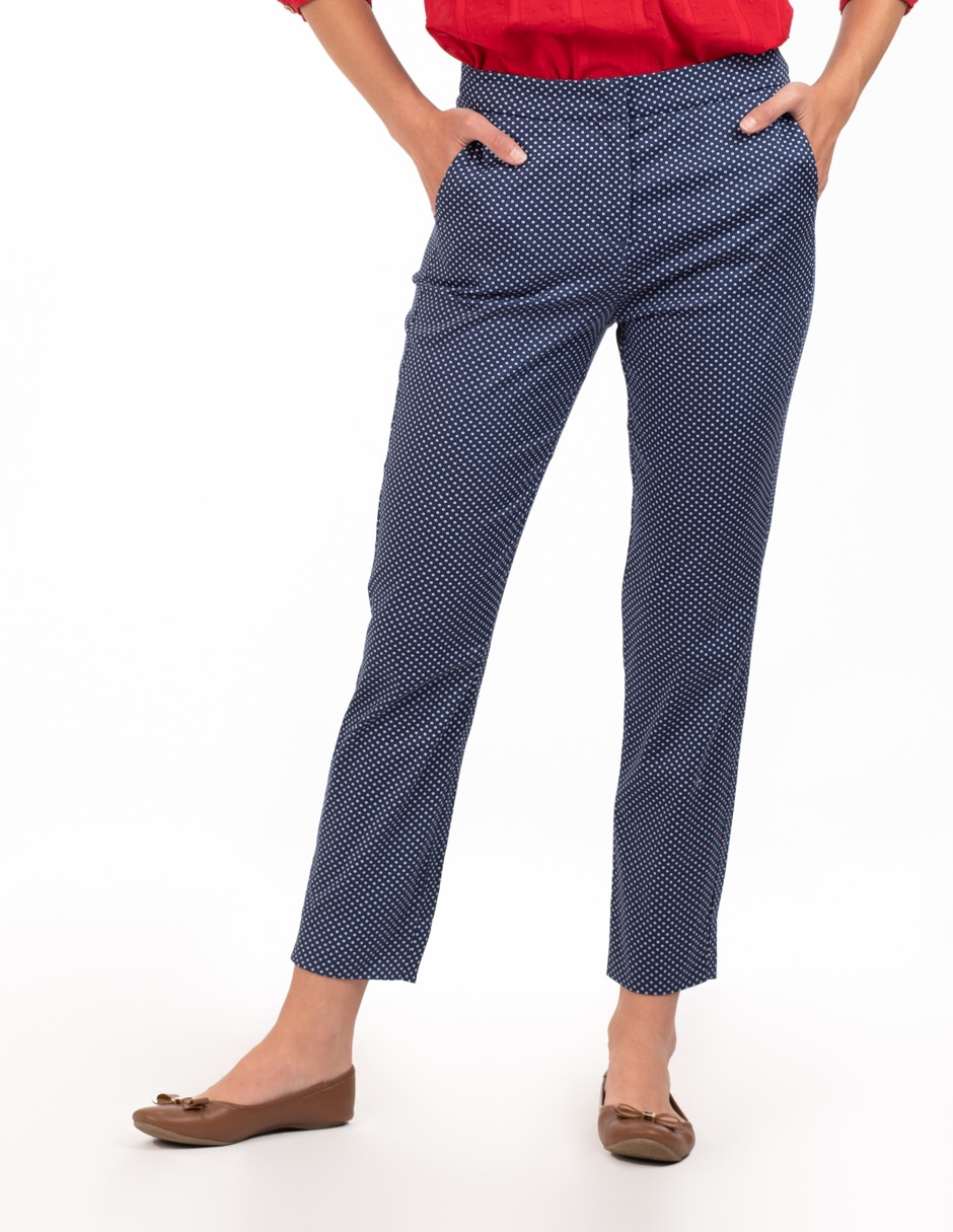 Pantalón Ferrioni regular a lunares para mujer en Liverpool