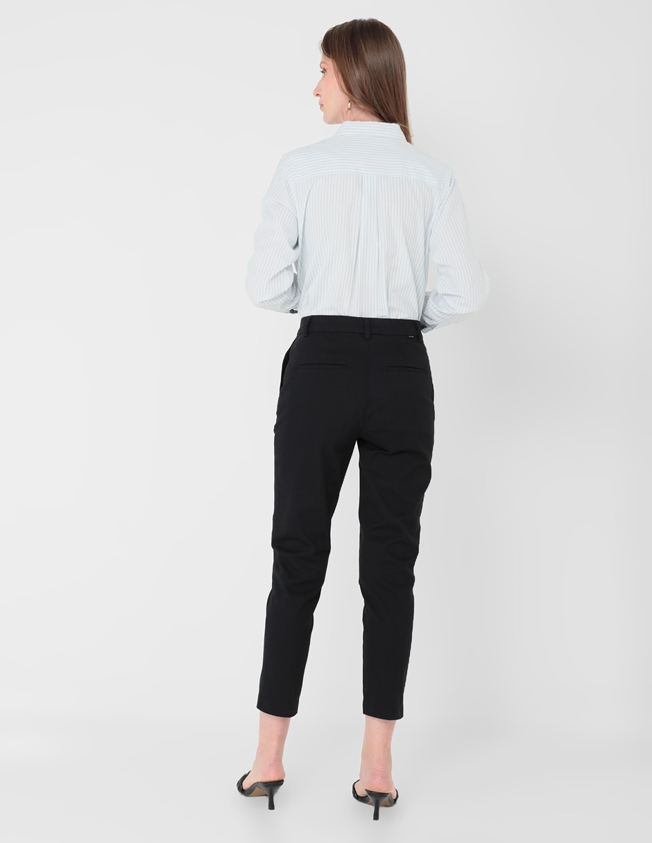 Pantalón chino slim para mujer 2