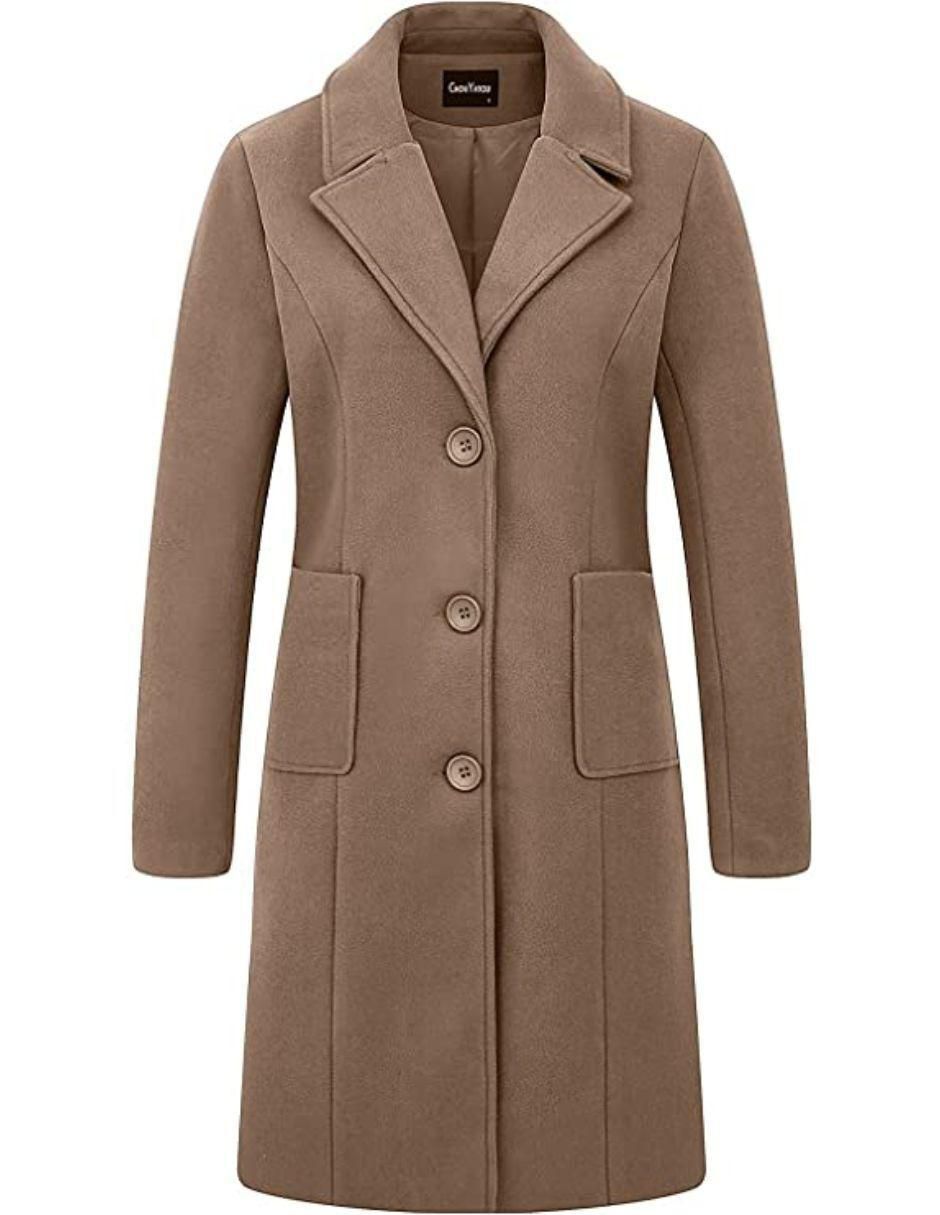 Gabardina sin capucha Chouya para mujer