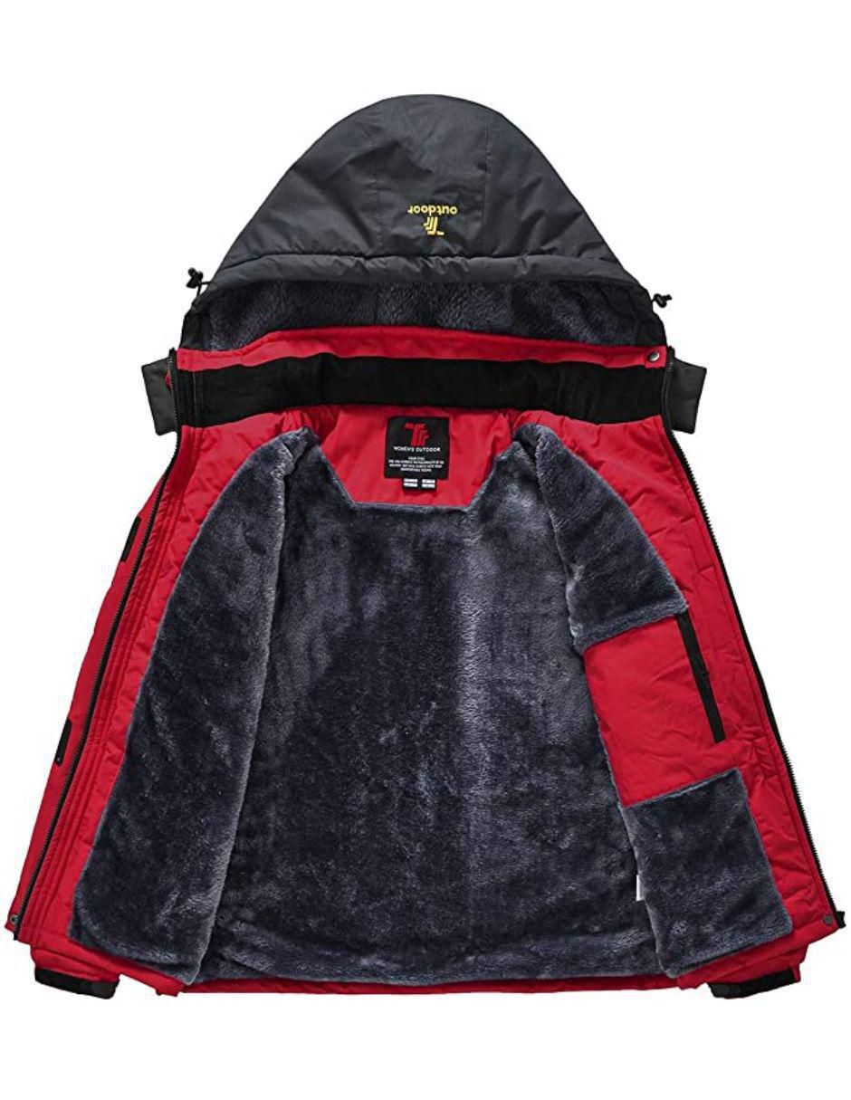 Chamarra Uncor impermeable con capucha para mujer