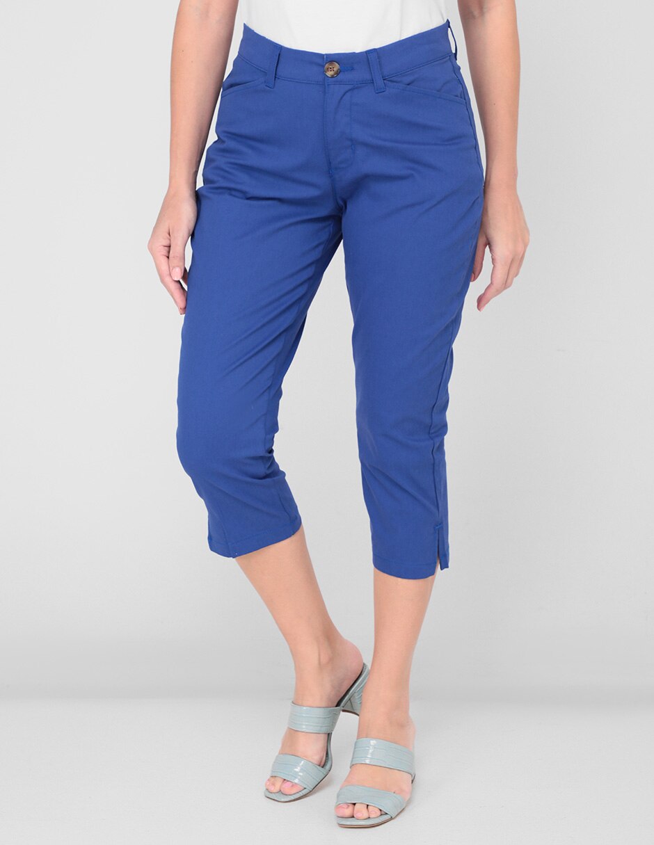 Pantalón capri LIEB Basics recto para mujer en Liverpool