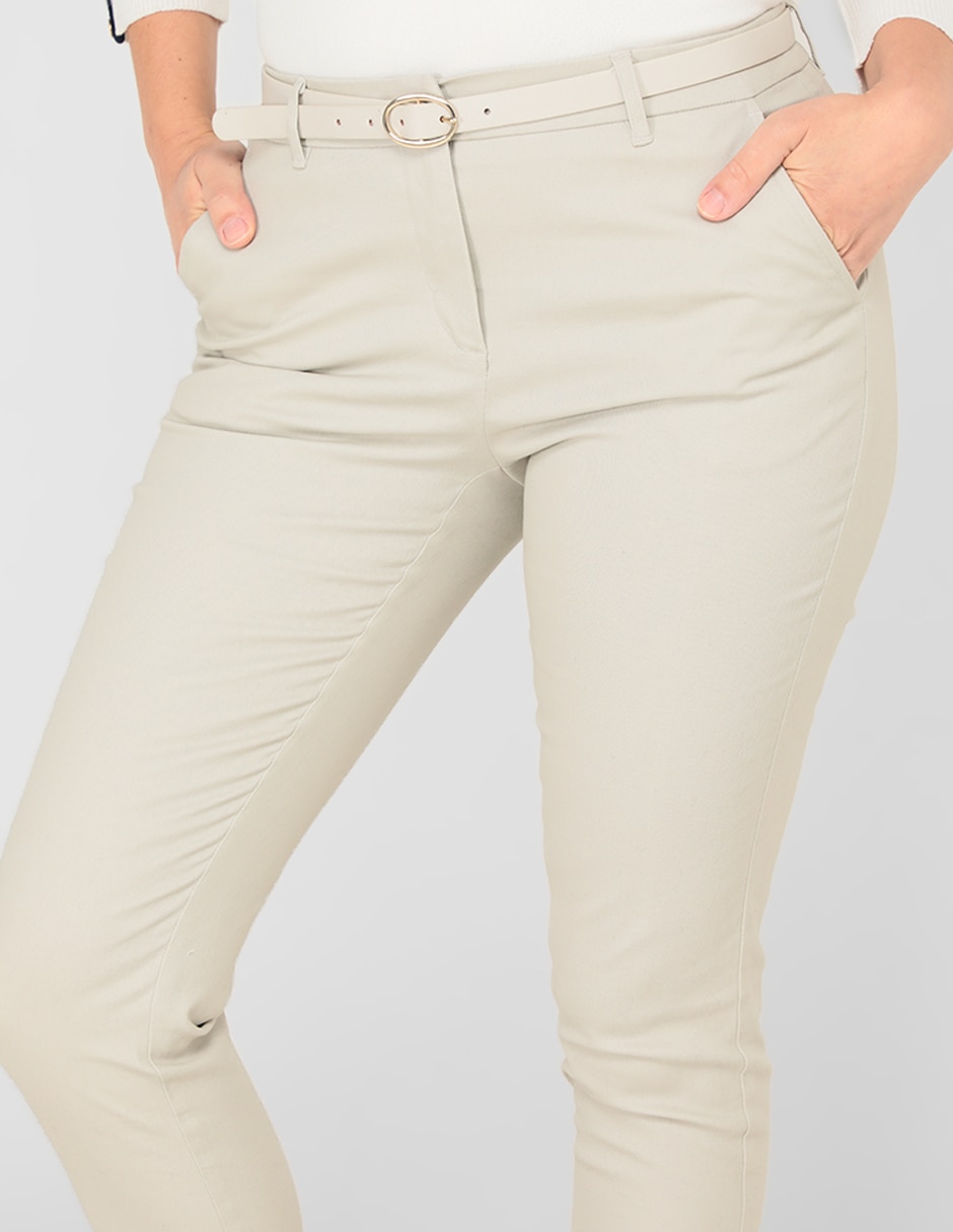 Pantalón capri straight para mujer 4