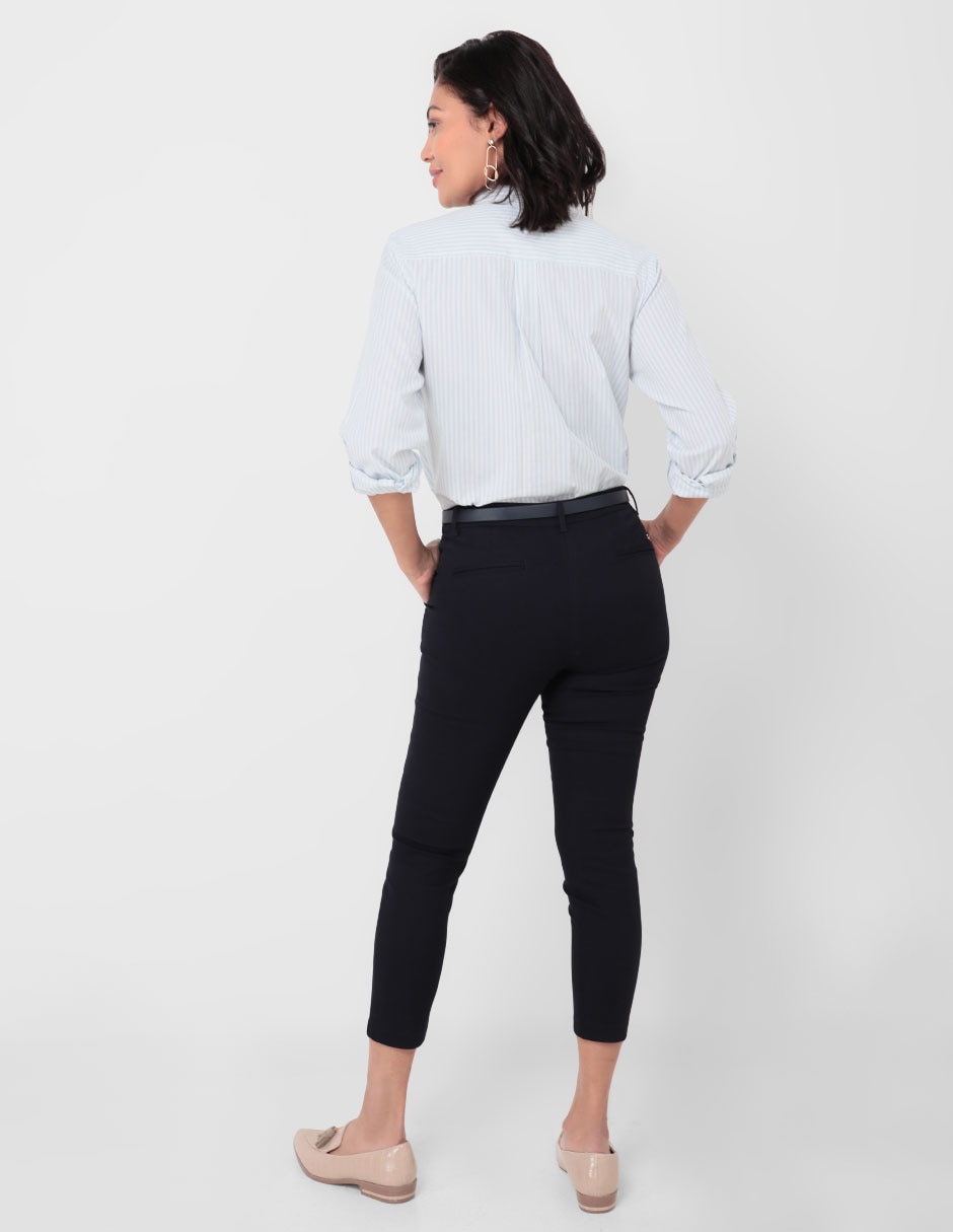 PANTALON FERRIONI M202, 9, AZUL MARINO