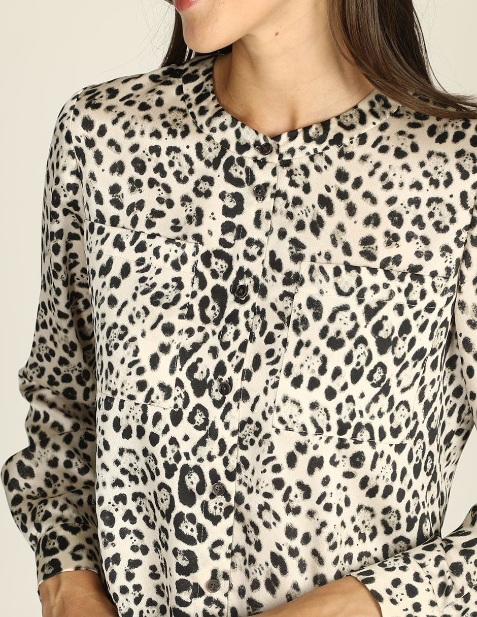 Blusa manga larga para mujer 5