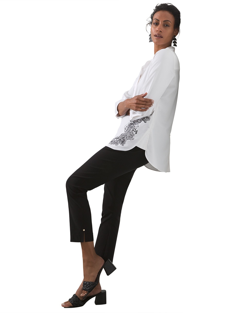 Pantalón capri slim para mujer 4