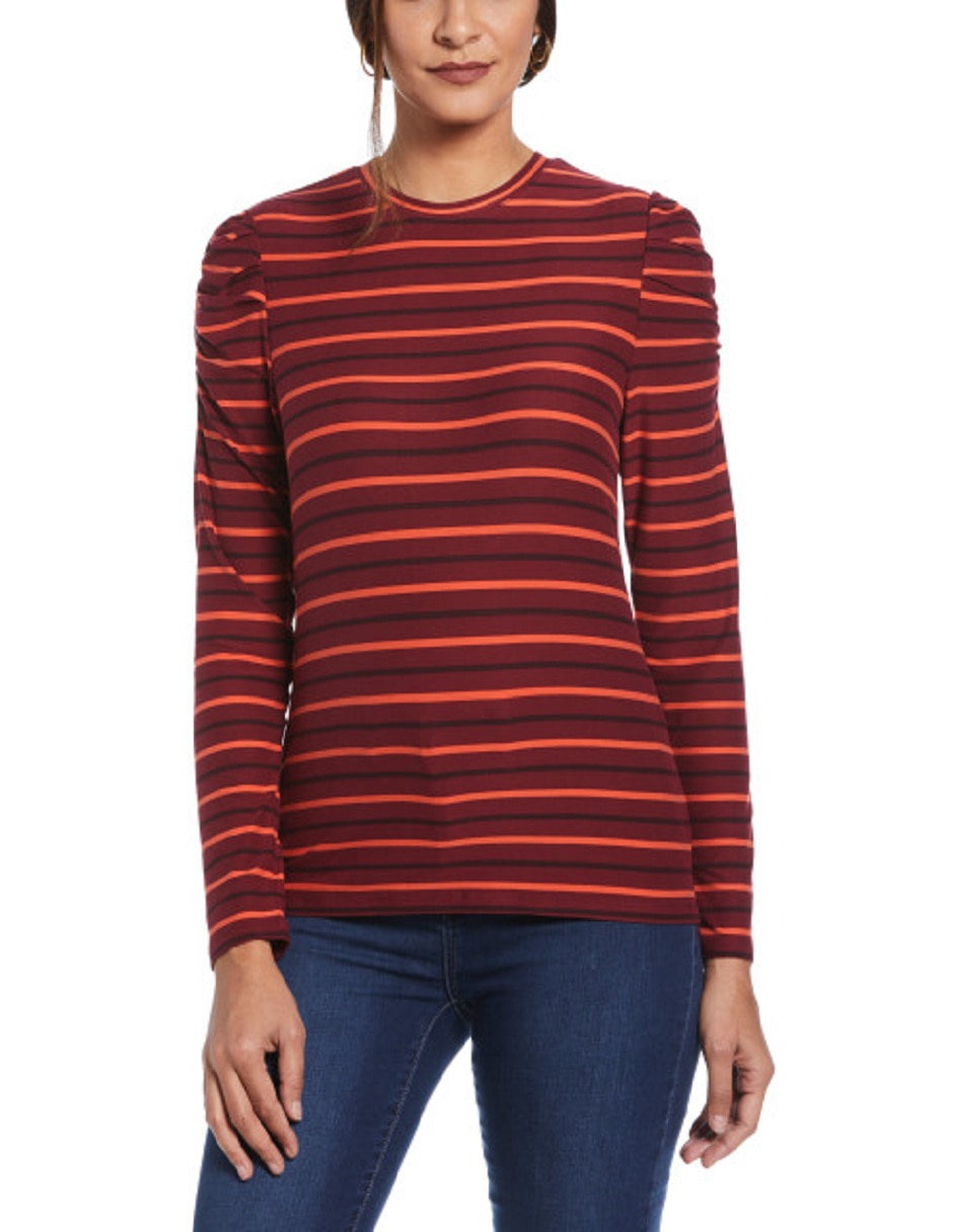 Blusa casual manga larga para mujer 1