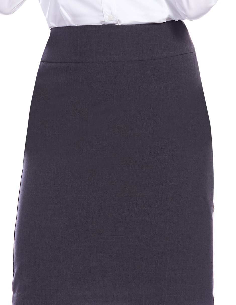 Falda midi con pretina 4