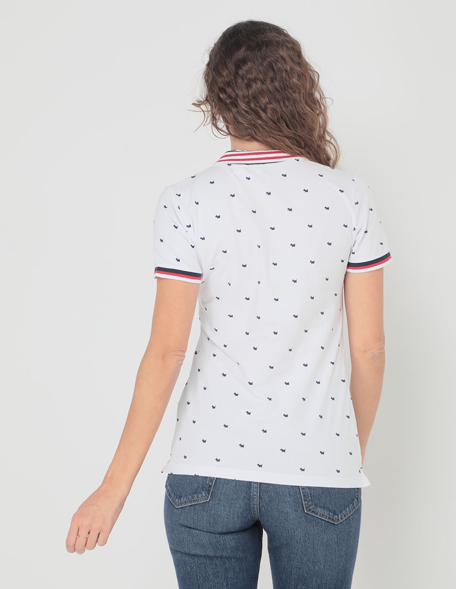 PLAYERA POLO FERRIONI M170, XG, BLANCO