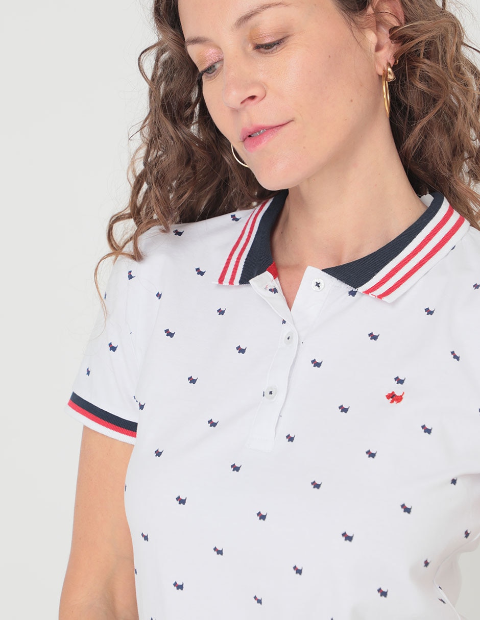 PLAYERA POLO FERRIONI M170, XG, BLANCO