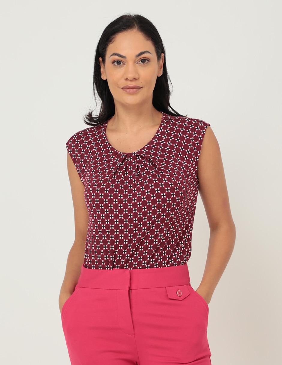 Blusa Liz Claiborne manga corta para mujer