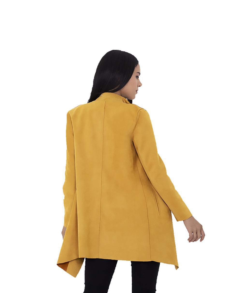 Abrigo shyla de suede no para mujer