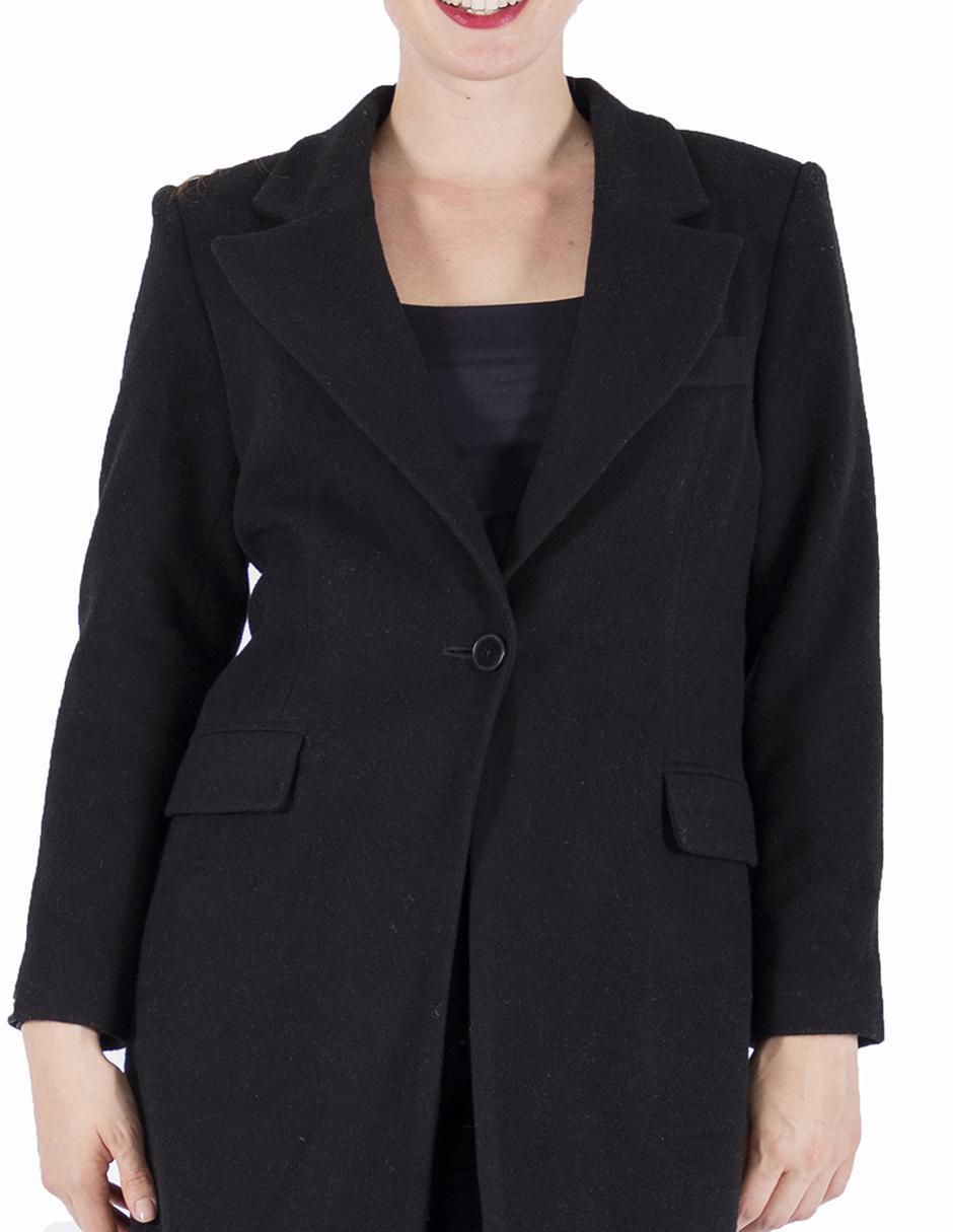 Abrigo de lana regular para mujer 4