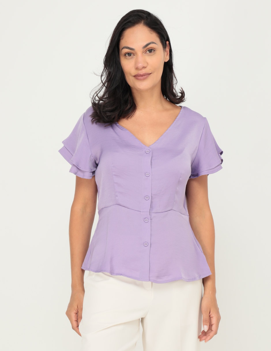 Blusa Liz Claiborne manga corta para mujer