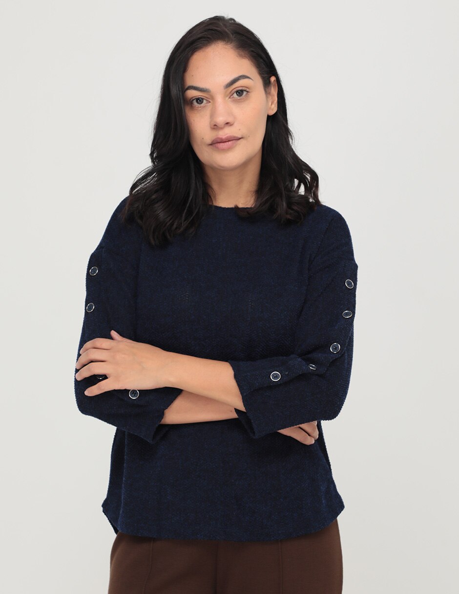 Blusa manga 3/4 para mujer 1