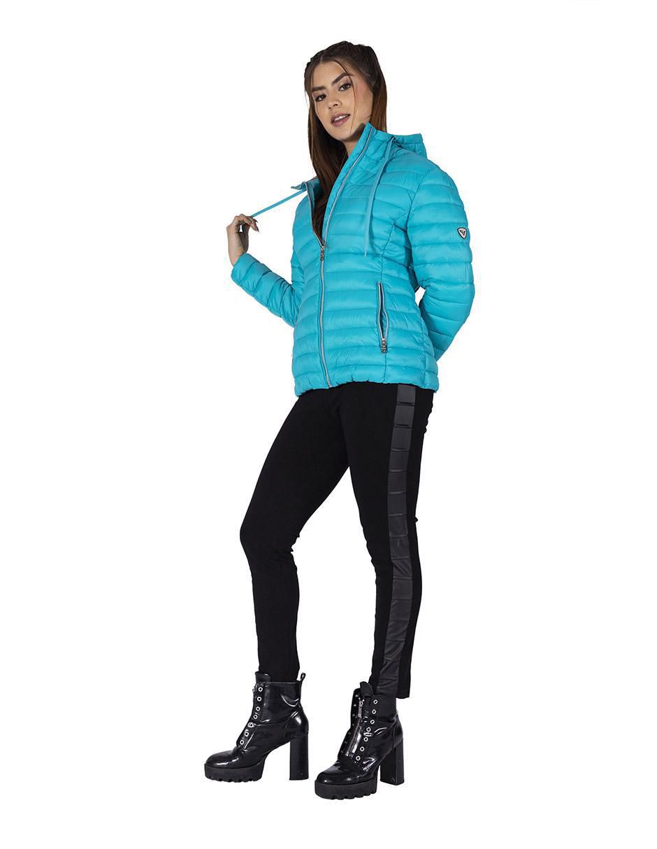 Chamarra acolchada impermeable para mujer 3
